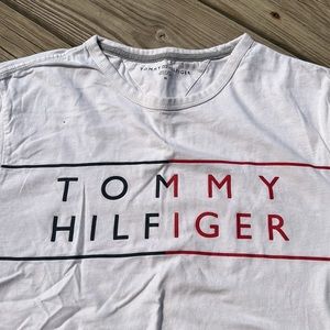 Tommy Hilfiger red white and blue tee shirt